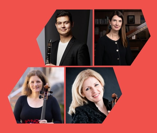 Headshots of the four members of the Lumen Ensemble